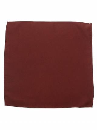Мужской платок нагрудный (паше) из полиэстера бордовый однотонный