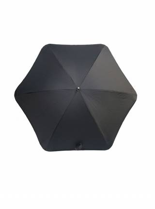 Зонт-трость с безопасными спицами, черный