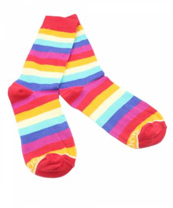 Разноцветные мужские носки в радужную полоску Baboon