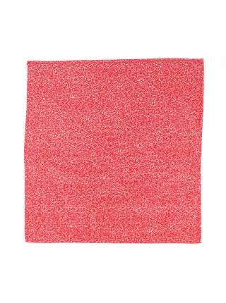Нагрудный платок красный с эффектом вязаной ткани из хлопка
