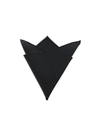 Нагрудный платок черного цвета из полиэстера