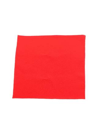 Нагрудный платок красный однотонный из полиэстера