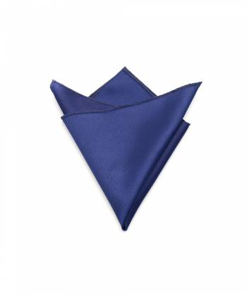 Нагрудный платок темно-синего цвета однотонный