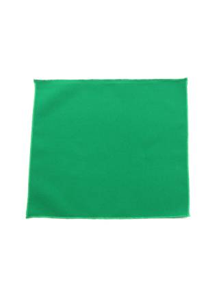 Нагрудный платок зеленого цвета однотонный
