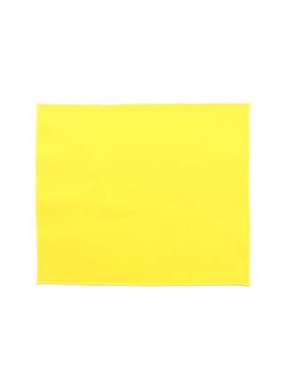 Нагрудный платок желтый однотонный из полиэстера